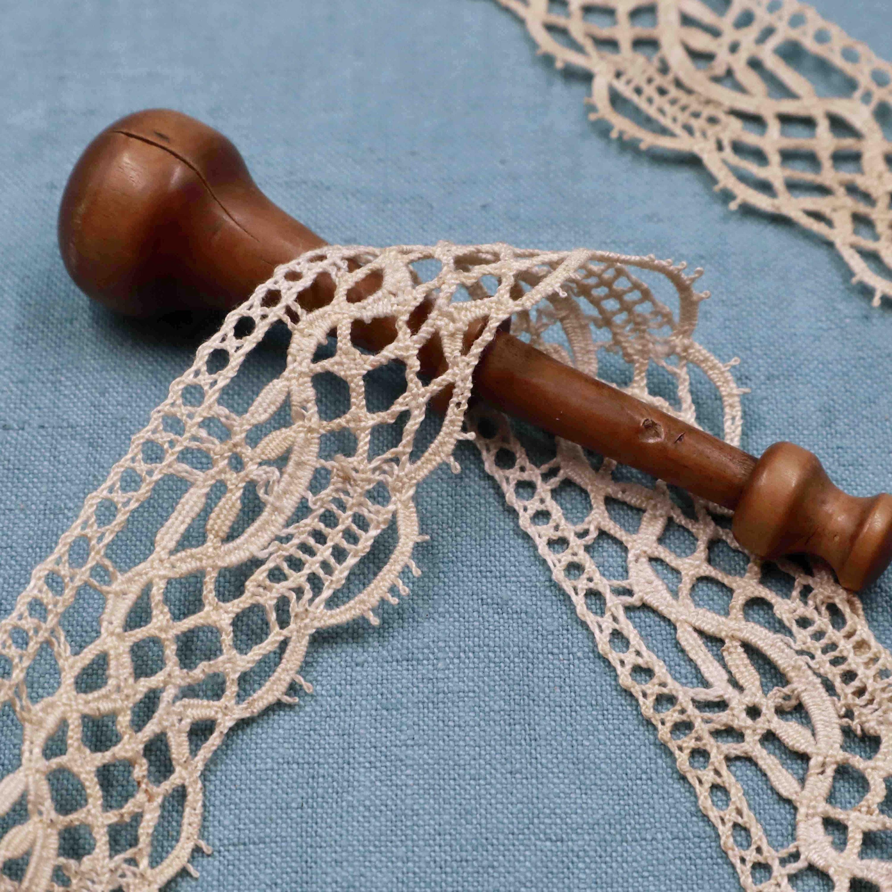 Antique French Cotton Bobbin Lace Trim: Cream Vintage Border - Etsy