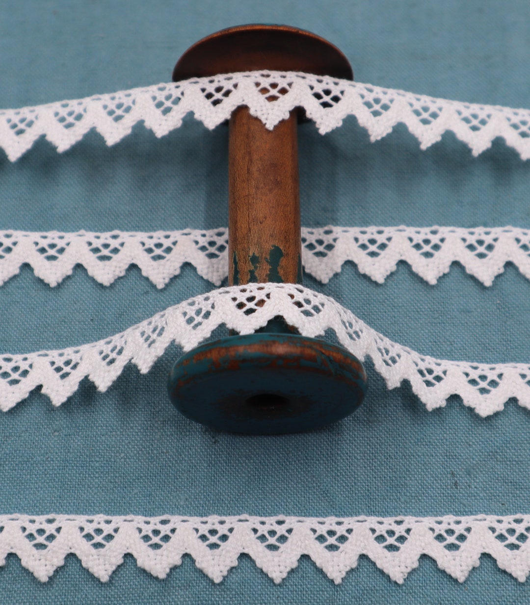 Antique French Bobbin Lace Trim: 5m Vintage Cotton Sewing Supply - Etsy