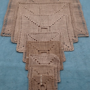 Inserção de renda feita à mão, renda de bilro, aplique vintage, linho, francês, antigo, inserção, aplique quadrado, fornecimento de renda, inserção quadrada, tecido, artesanato