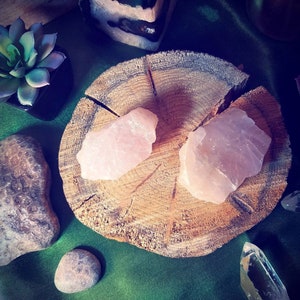 Rose Quartz - Raw Specimens - Crystal Healing - Rock Collection - Metaphysical / Chakra - Gemstone - Minerals - Rough Stones - Boho Decor