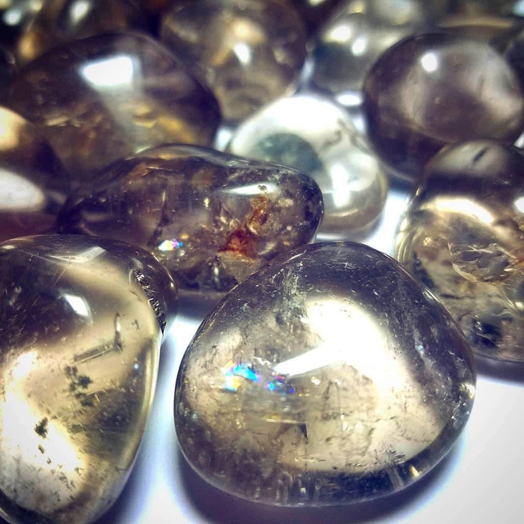 Light Smoky Quartz Tumbled Stones - Crystal Healing - Rock Collection…