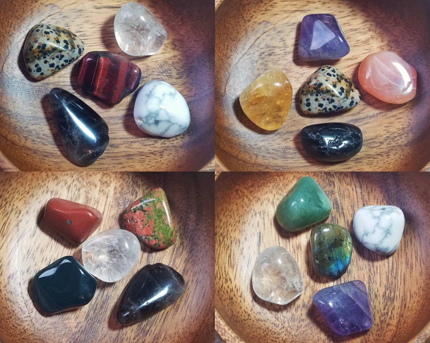 Metaphysical & Healing Benefits Gemstone Sets - Tumbled Polished Ston…
