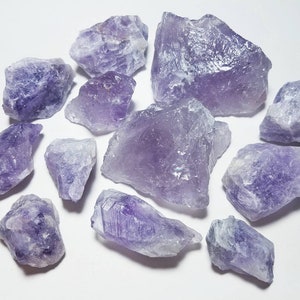 Bolivian Amethyst - Raw Specimens - Crystal Healing - Rock Collection - Boho Decor - Metaphysical & Chakra Healing - Rough Stones