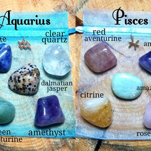Zodiac / Astrological Sign Gemstone Sets - Etsy