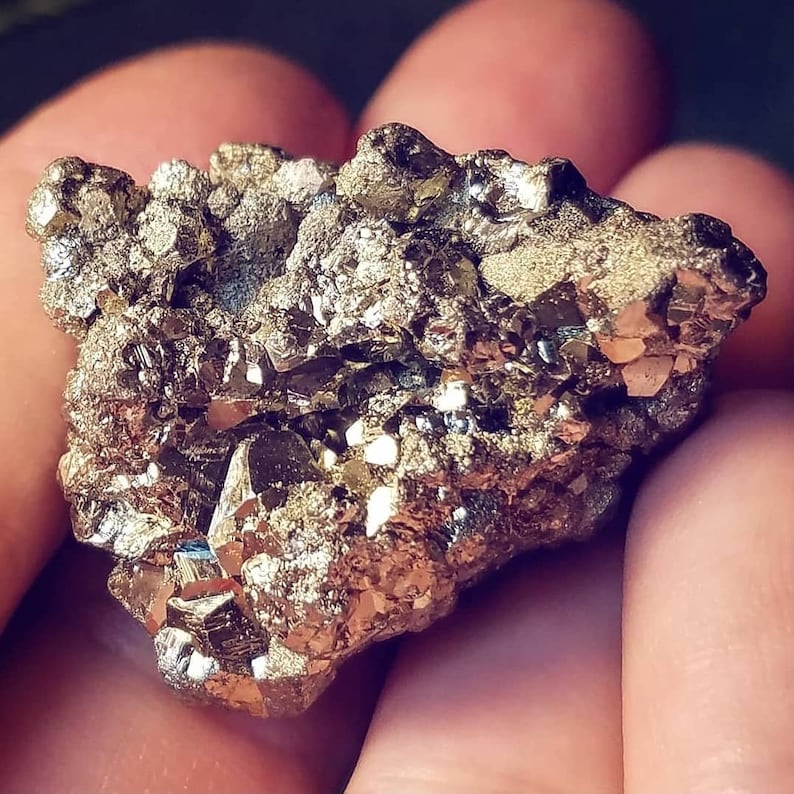 Pyrite / Fool's Gold Raw Specimens Crystal Healing Etsy