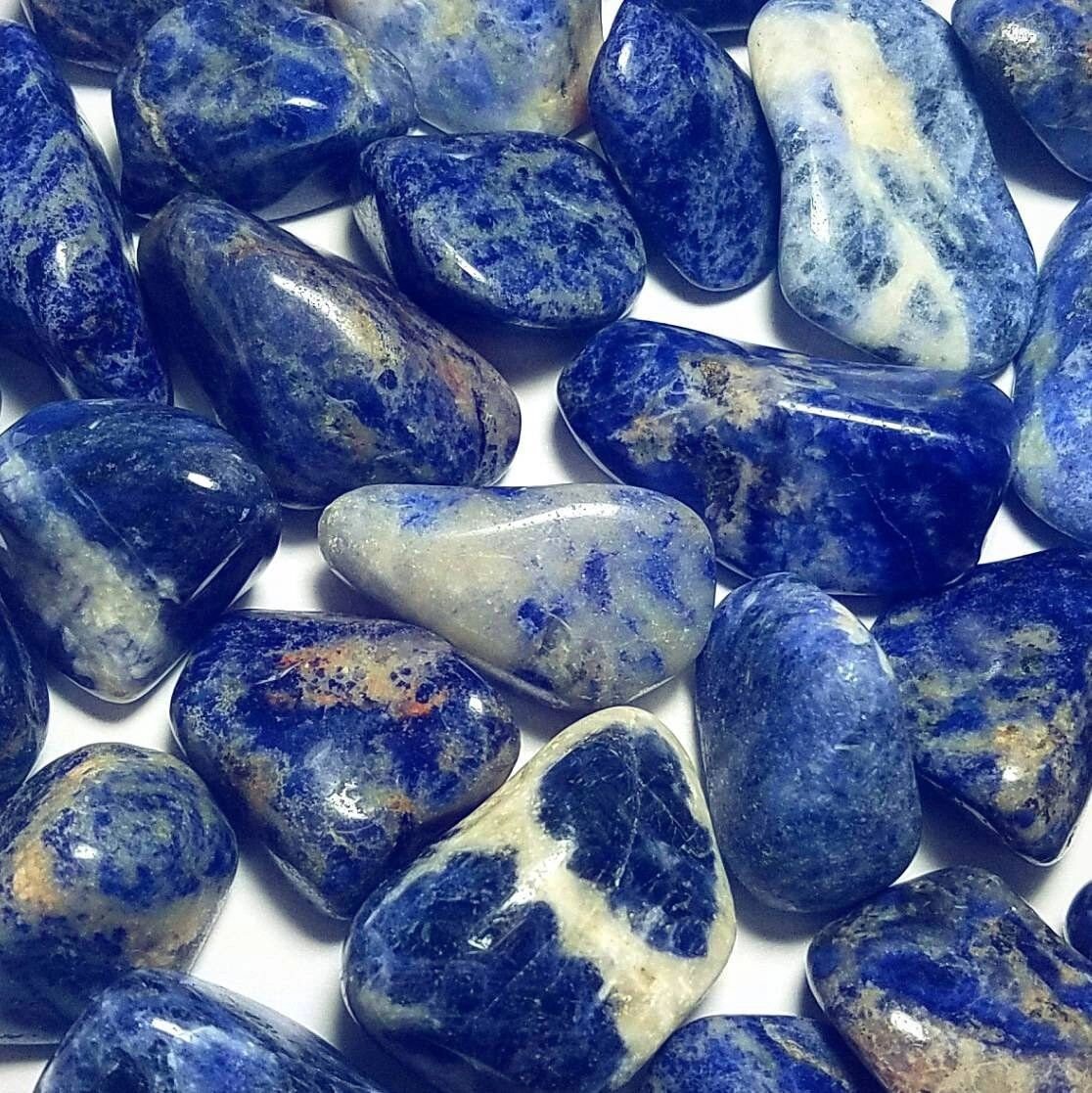 Sodalite Tumbled Stones - Crystal Healing - Rock Collection - Polishe…