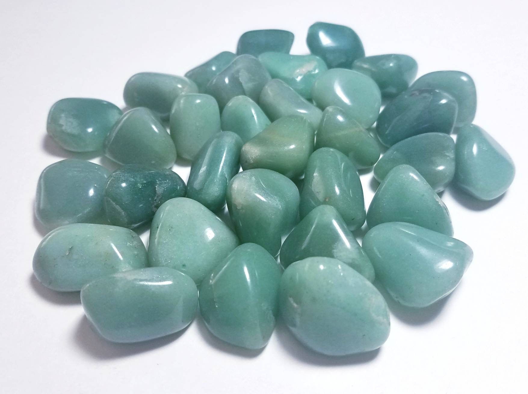 Green Aventurine Tumbled Stones - Crystal Healing - Rock Collection -…