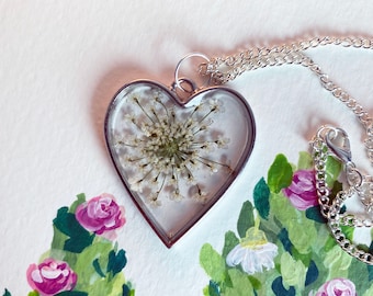 Pressed Flower Pendant