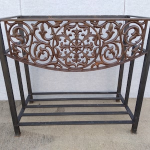 Architectural Iron Console / Vanity Sink Base
