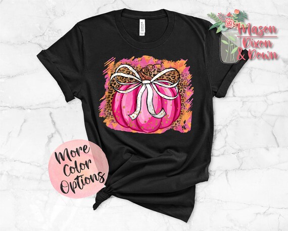 pumpkin leopard shirt
