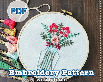 Blumenmuster - Digitales PDF
