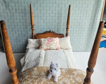 Melody Jane Puppenhaus Tapete 1:12 – Weißes Kinderzimmer-Design Für Miniatur-Dekoration