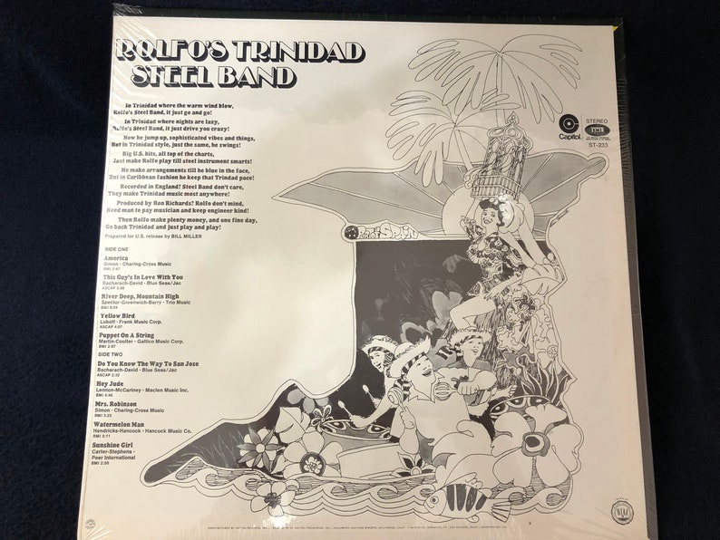 MRS Robinson Rolfo\u2019s Trinidad Steel Band Vinyl LP