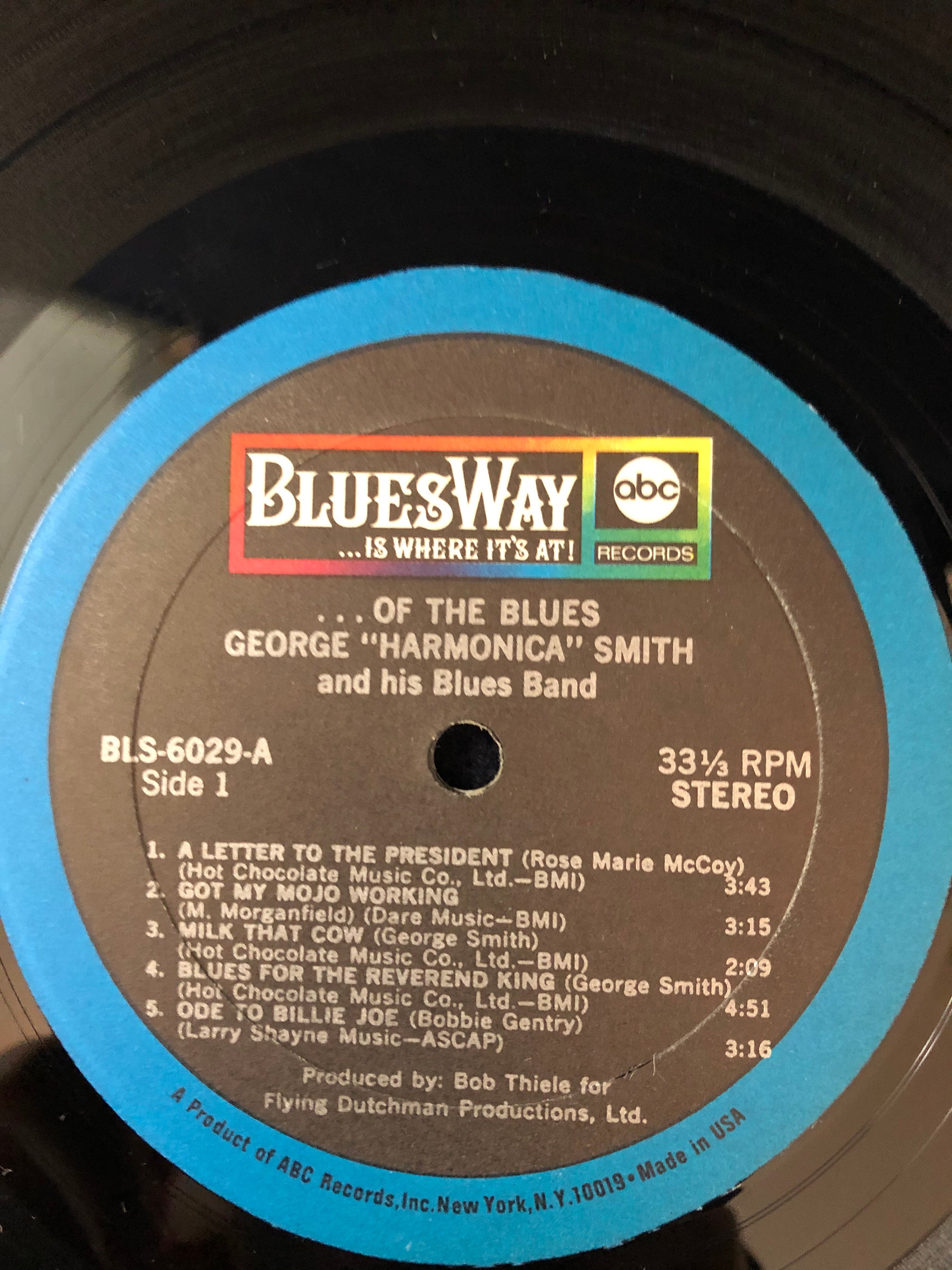 Of the Blues Harmonica Smith and His Blues Band Vinyl Etsy