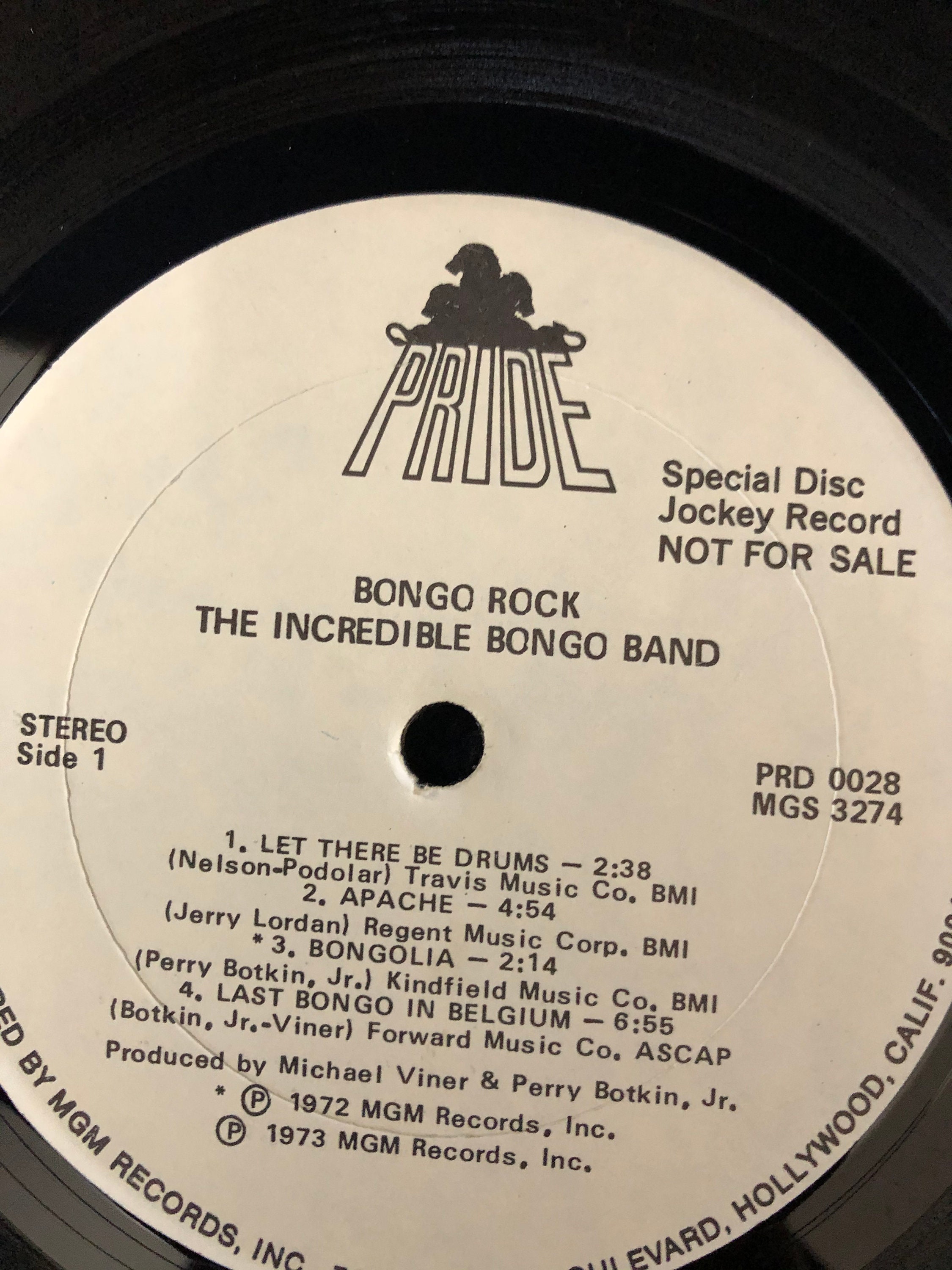Incredible Bongo Band “bongo Rock” PRD-0028 Vinyl - Etsy