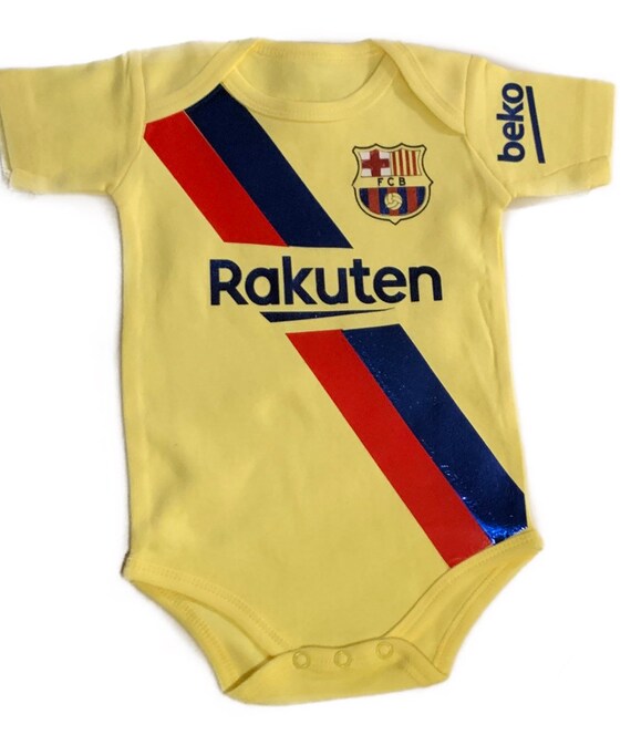 baby soccer jersey barcelona