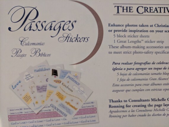 CREATIVE MEMORIES photo Safe Sticker Packs