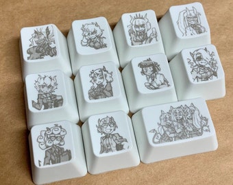 Helltaker Keycap Set