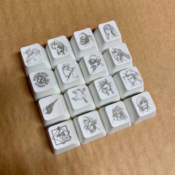 FFVII Keycap Set, Original PS2 (1997)