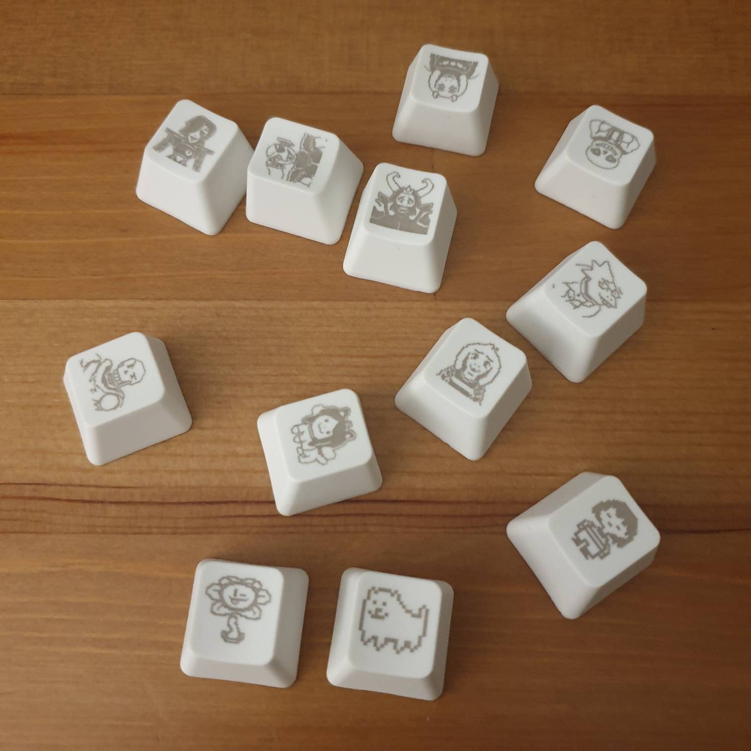 Undertale Keycap Set Cherry MX Laser Etched Etsy