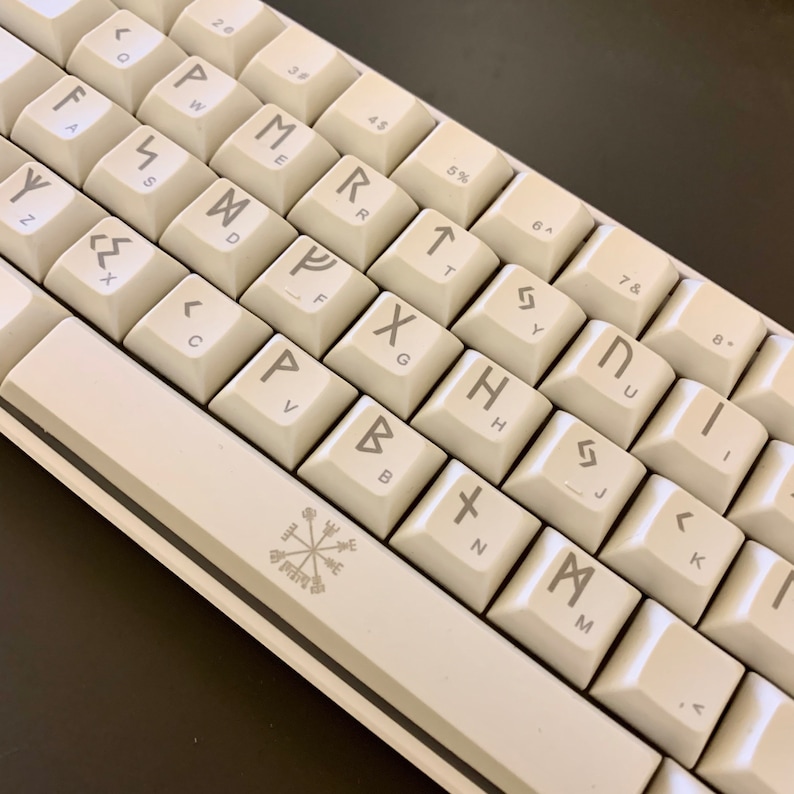 Viking Rune Keyboard Custom Keyboard, Rune Mini - Etsy