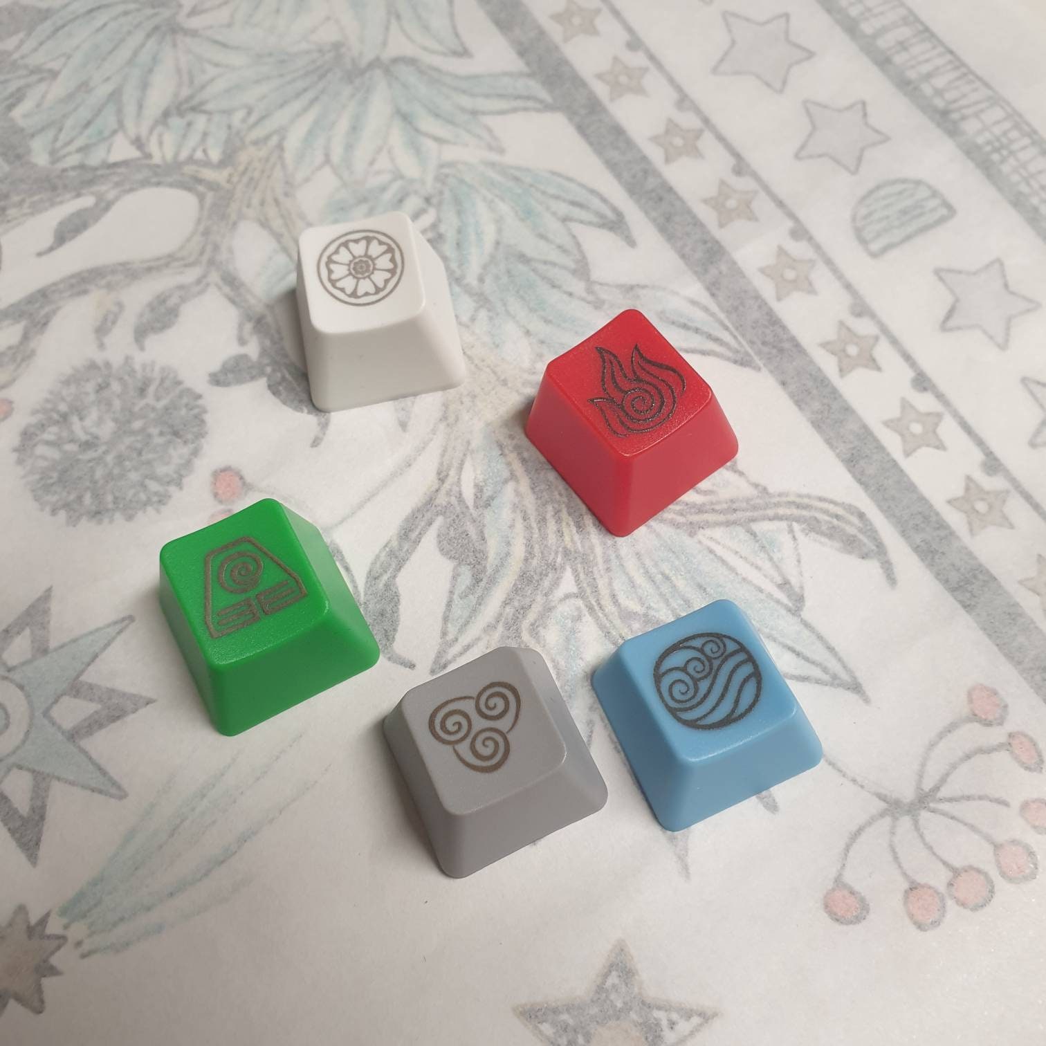 Avatar the Last Airbender Keycap Set Cherry MX Laser Etched Etsy