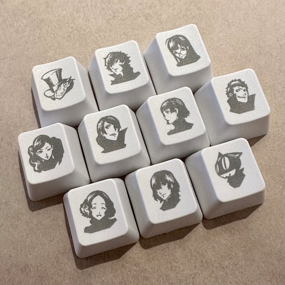 ペルソナ5 キーキャップセット Cherry MX レーザーエッチング - Etsy 日本