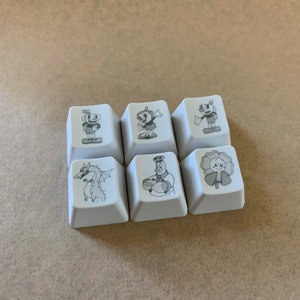 Cuphead Keycap Set