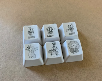 Cuphead Keycap Set - Etsy