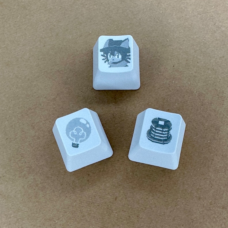 Random Key Cap Designs One Shot Keycap Set - Etsy