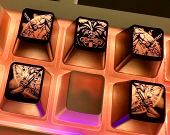 YuGiOh Keycap Set, Backlit (5)