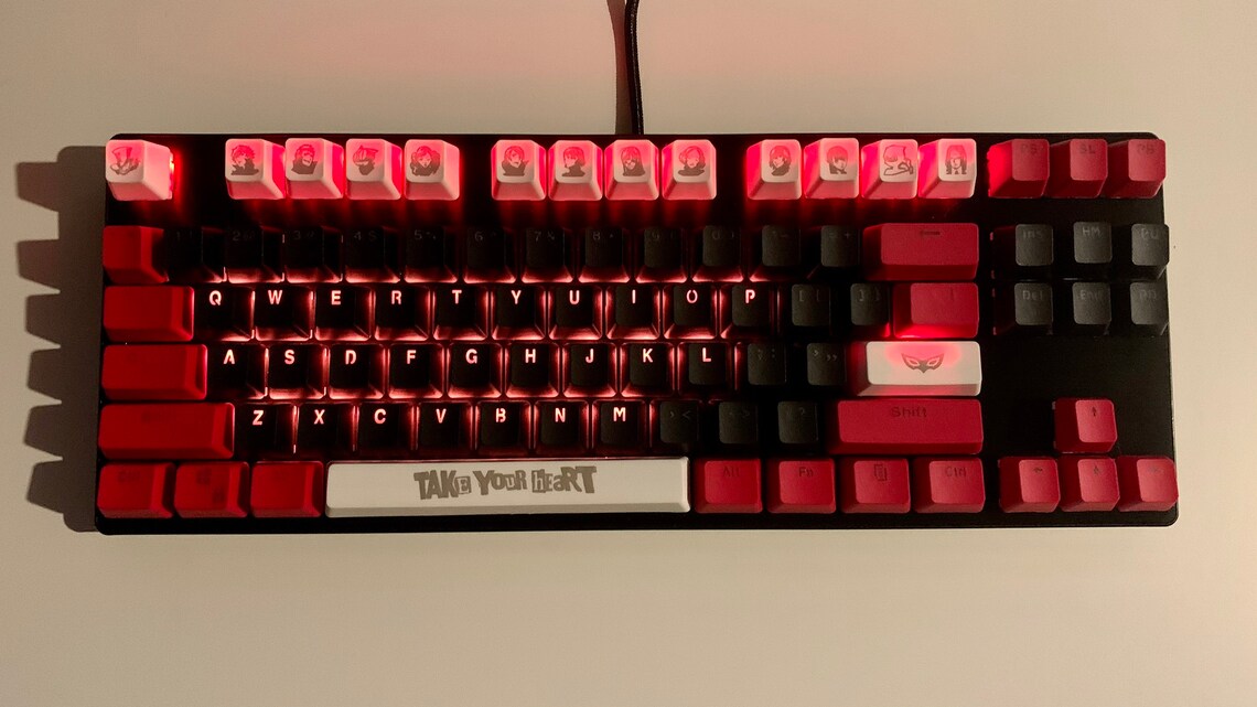 Custom Keyboard Persona 5 Take Your Heart TKL Edition Etsy