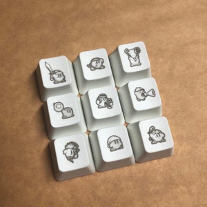 Personalisierte Kirby Keycap Set
