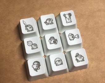 Custom Kirby Keycap Set