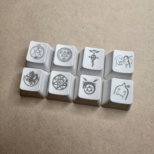 Fullmetal Alchemist Keycap Set (8)