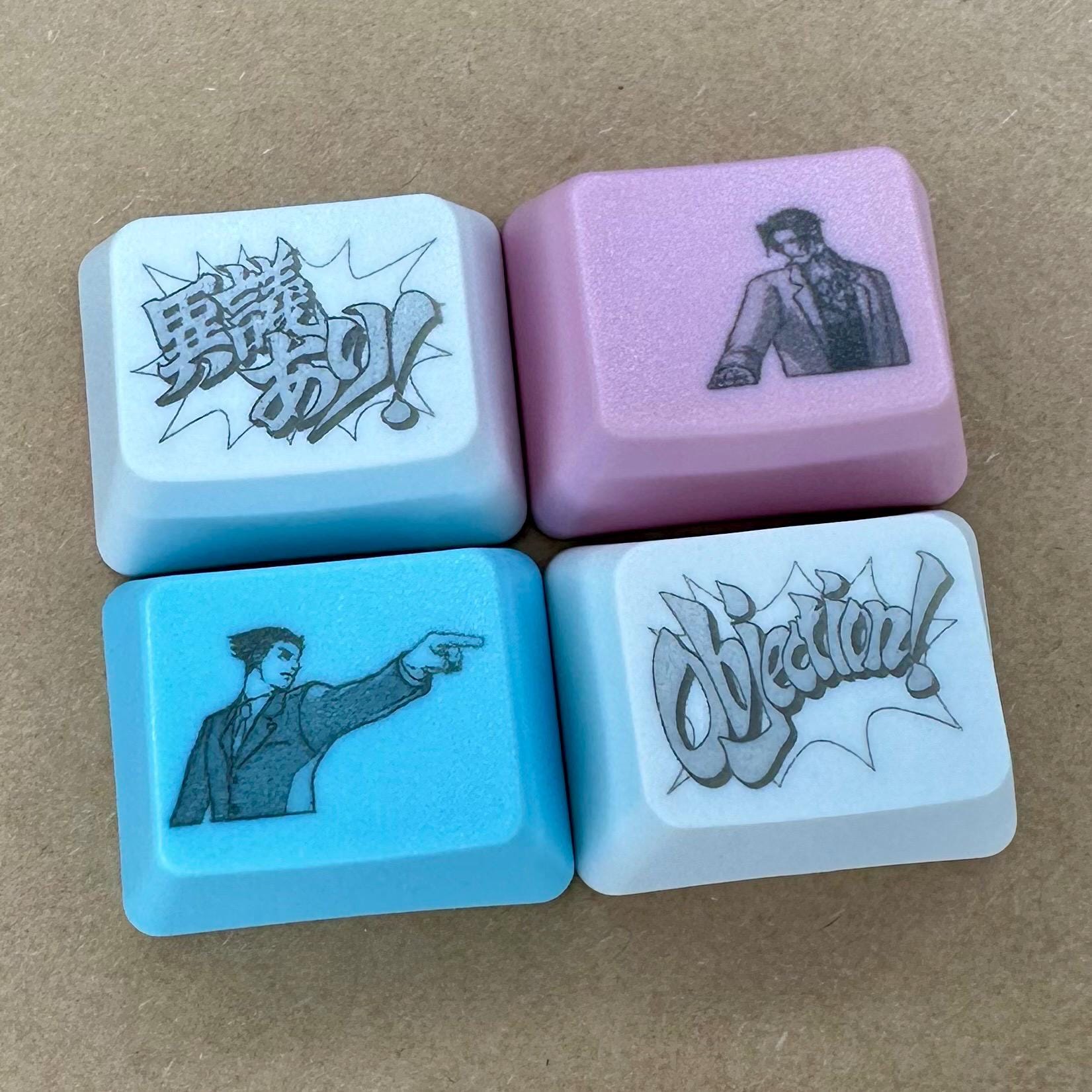 Ace Attorney Keycap Set (4)