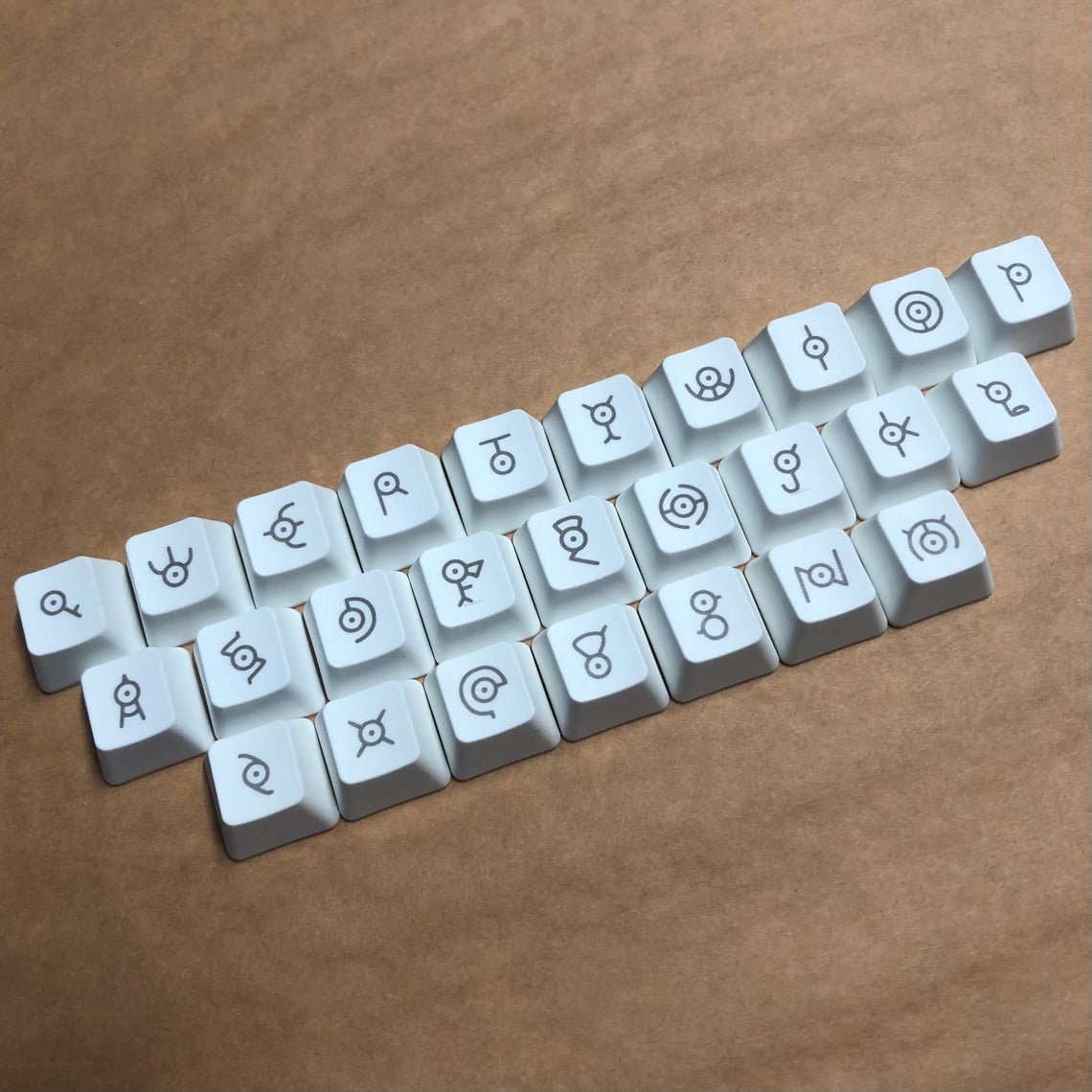 Unown Keycap, Cherry MX Laser Etched
