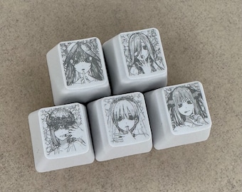 5Toubun no Hanayome Keycap Set (5)