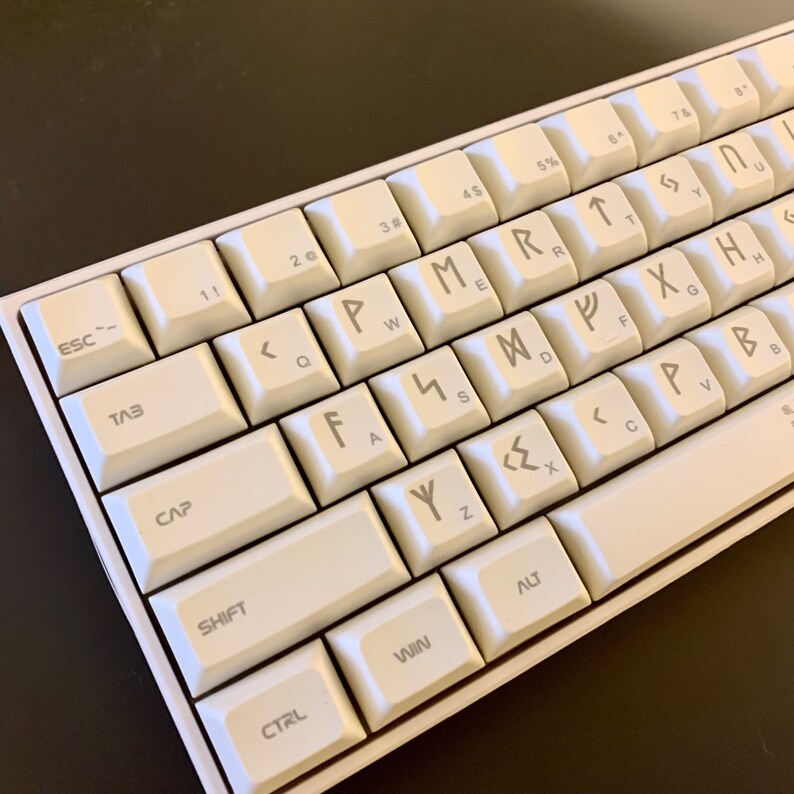 Viking Rune Keyboard Custom Keyboard, Rune Mini - Etsy