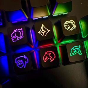 Slay the Spire 2 Keycap Set, Backlit