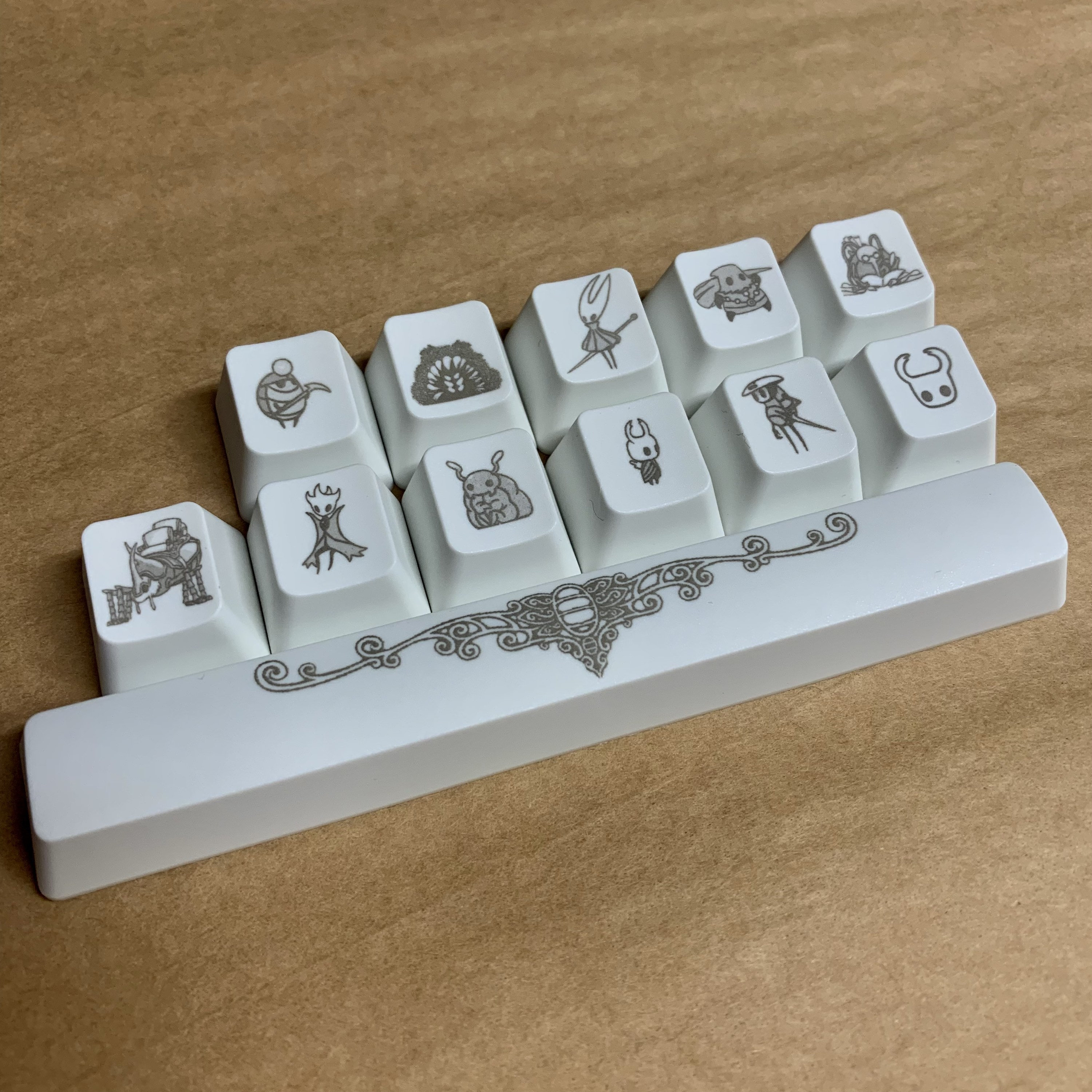 Hollow Knight Keycap Set 12 Cherry MX Laser Etched Etsy