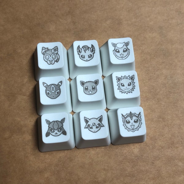 Eevee Keycap Set