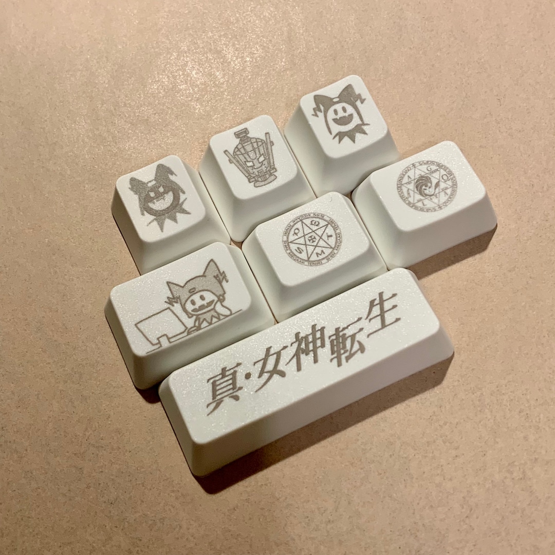 Shin Key Cap Shin Megami Tensei Keycap Set - Etsy