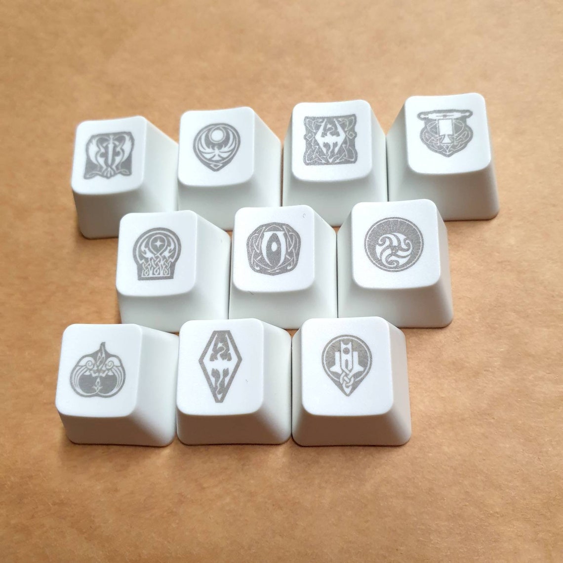 Skyrim Keycap Set Cherry MX Laser Etched Etsy