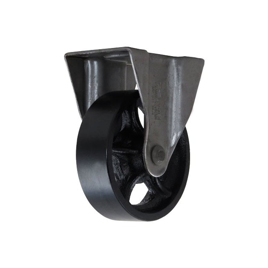 Fixed Industrial Furniture Castors With Cast Iron Wheel Etsy UK