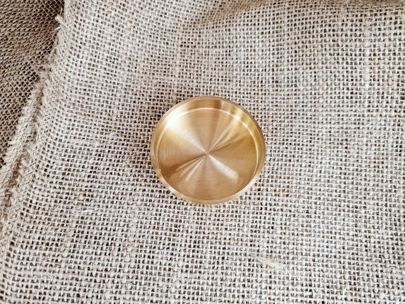 Brass Castor Cups 55mm Pack of Four Etsy UK