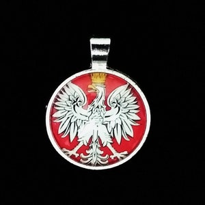 Polish Art Center - Sterling Silver Polish Eagle Pendant - Ostrobramska