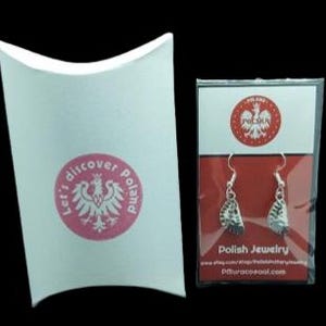 Pierogi Earrings Jewelry Polish Gift Idea Polska Fun Fishhook Dangle Earrings