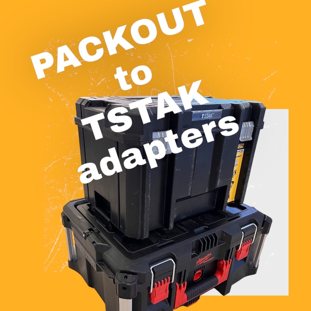 Milwaukee PACKOUT to Dewalt TSTAK Adapter Kit Accessories Etsy