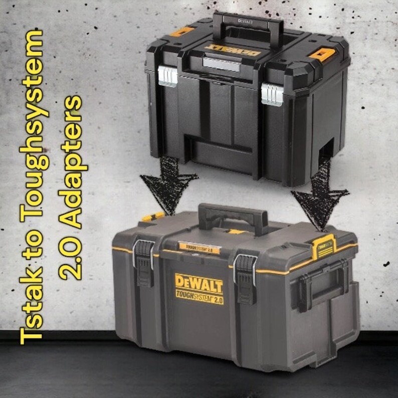 Tstack Adapter DeWalt TOUGH SYSTEM 2.0 to TSTAK Adapters - Tough2T Toughsystem 2.0 ...
